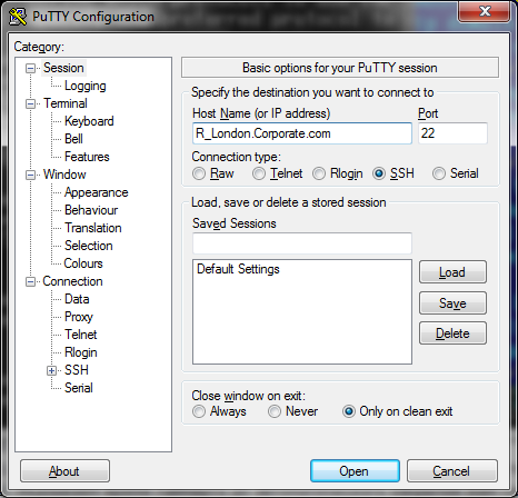 Putty SSH Putty SSH