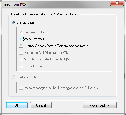 Alcatel Omni PCX read from PBX Alcatel Omni PCX read from PBX